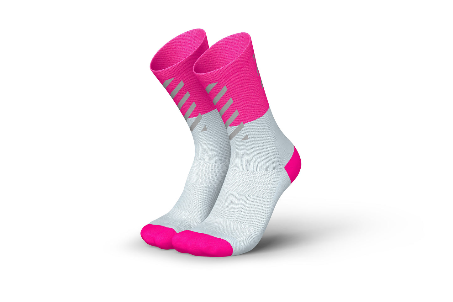 INCYLENCE HIGH-VIZ V2 反光跑步機能襪 PINK