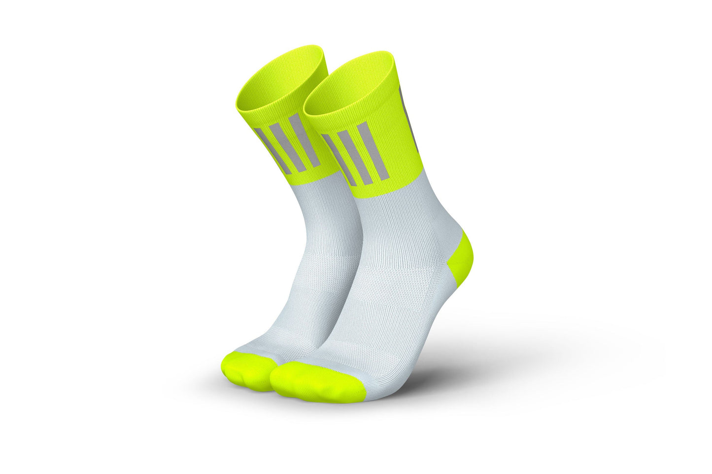 INCYLENCE HIGH-VIZ V3 反光跑步機能襪 CANARY