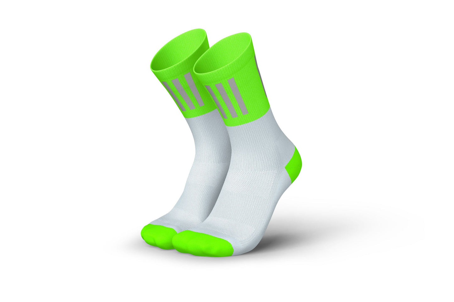 INCYLENCE HIGH-VIZ V3 反光跑步機能襪 GREEN