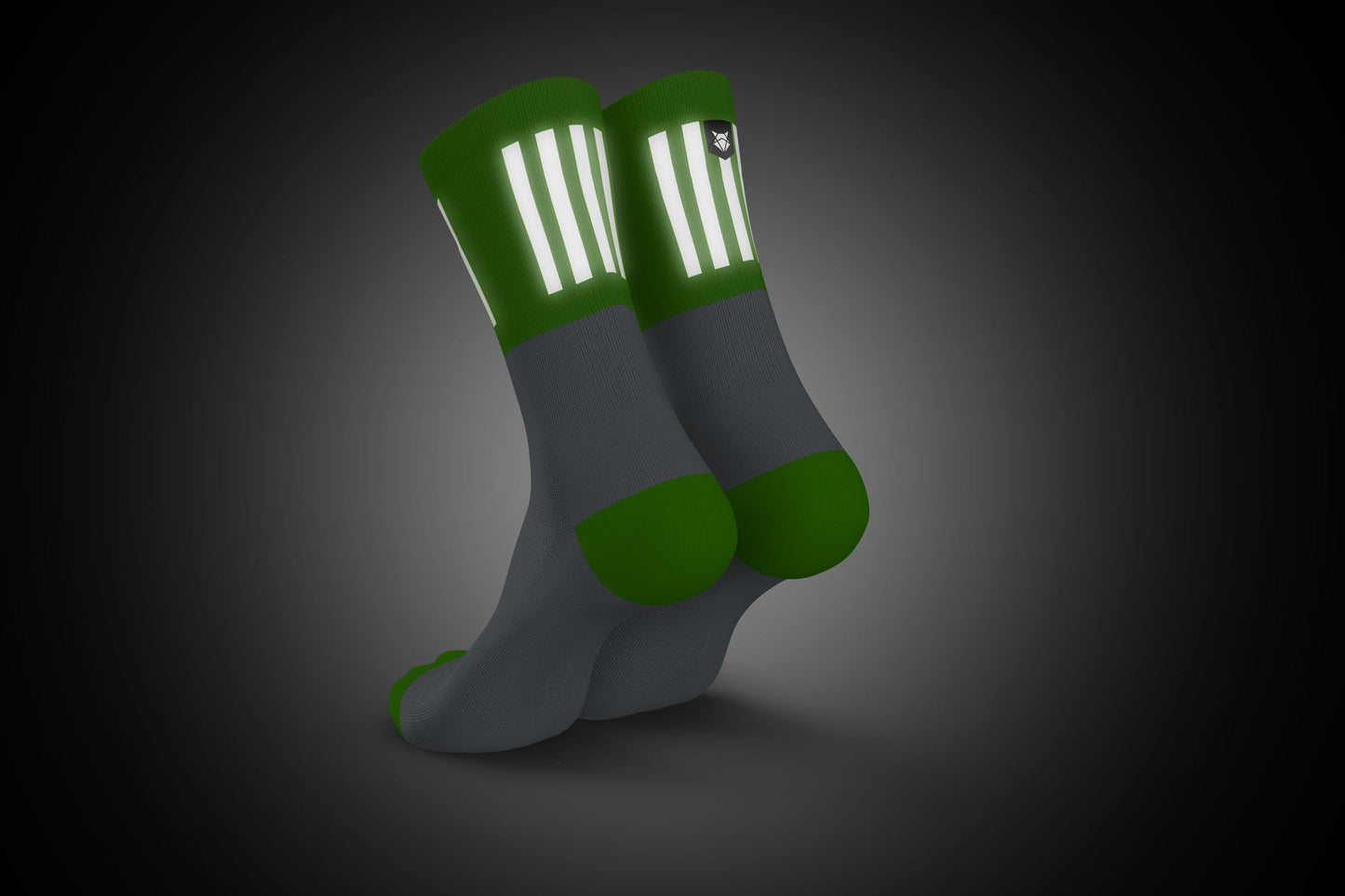 INCYLENCE HIGH-VIZ V3 反光跑步機能襪 GREEN