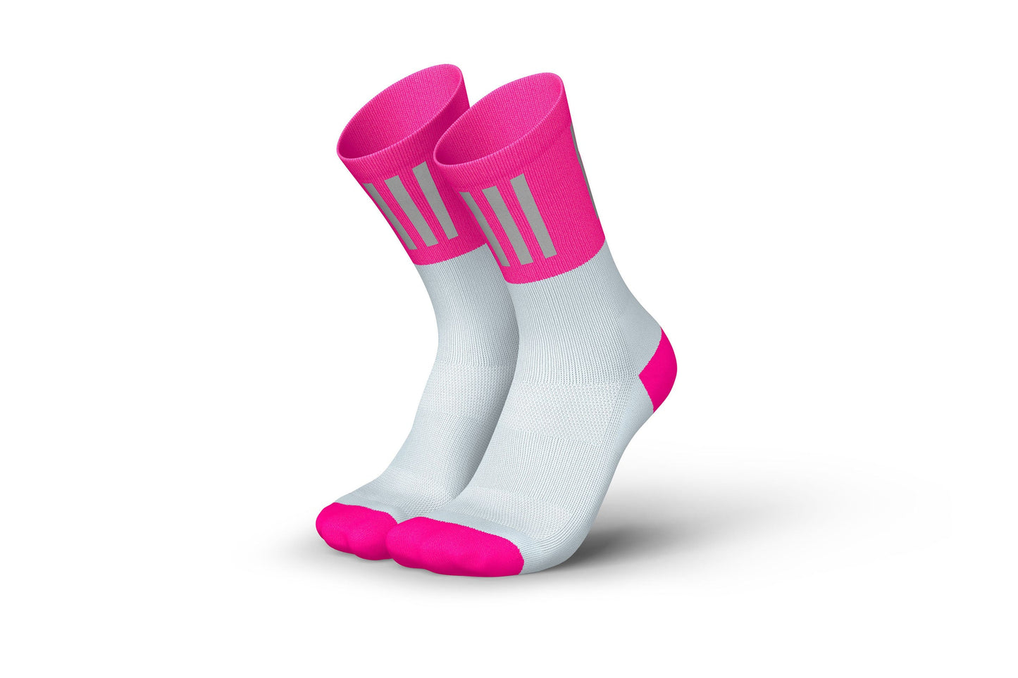 INCYLENCE HIGH-VIZ V3 反光跑步機能襪 PINK
