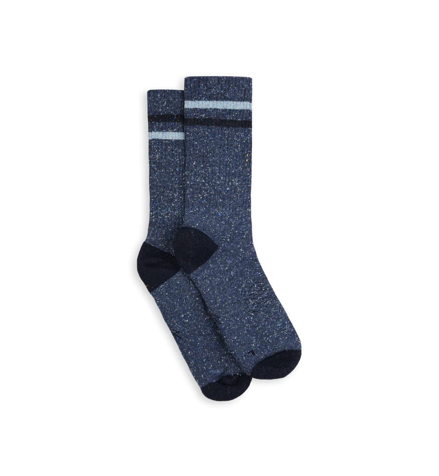 INCYLENCE 柔軟質感休閒襪 LIFESTYLE ONE NAVY BLUE MINT