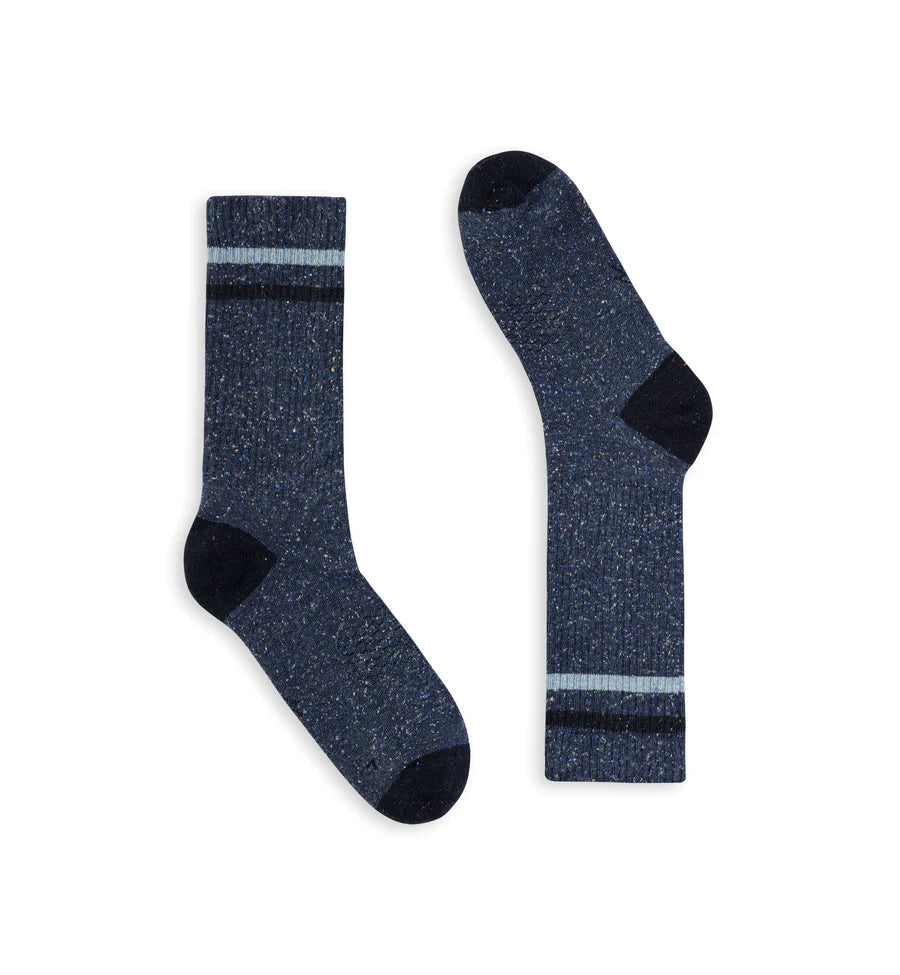 INCYLENCE 柔軟質感休閒襪 LIFESTYLE ONE NAVY BLUE MINT