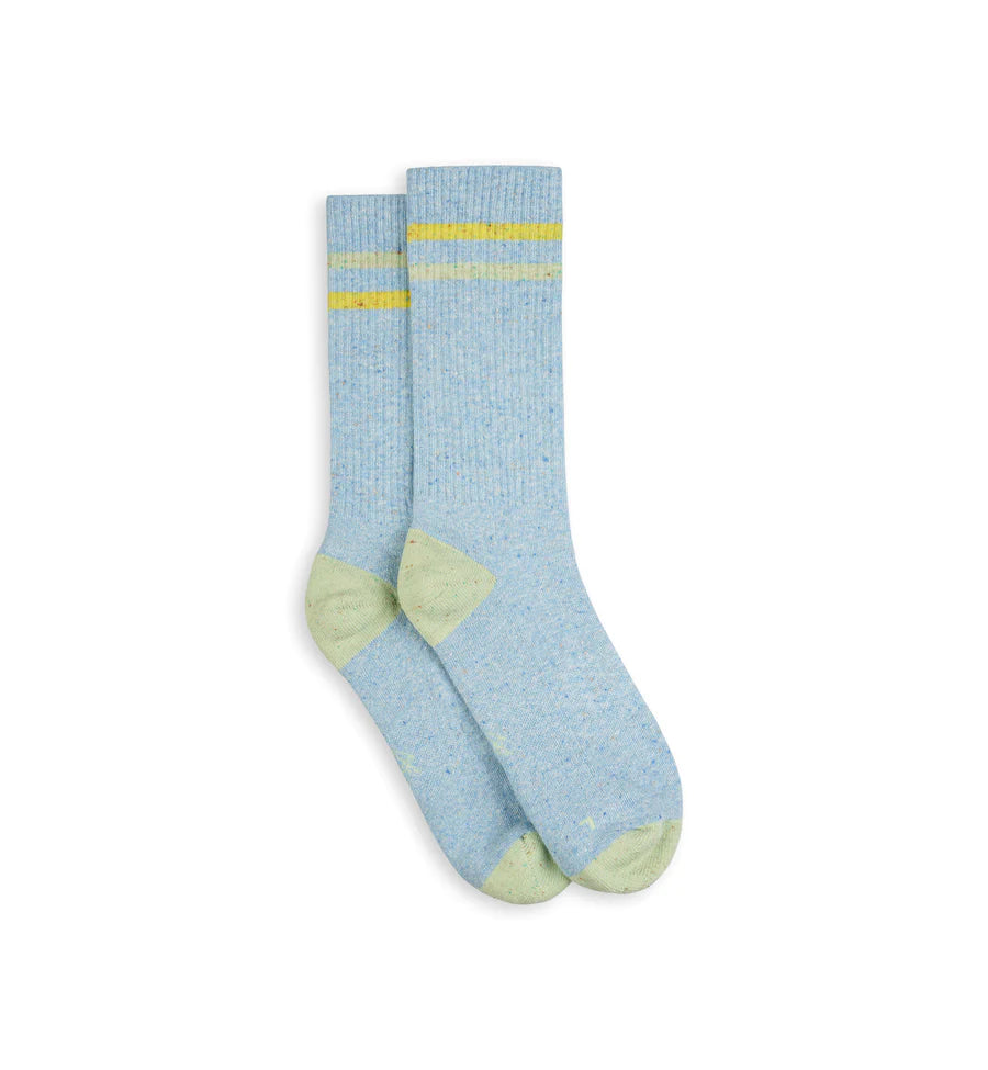 INCYLENCE 柔軟質感休閒襪 LIFESTYLE ONE SKY BLUE GREEN