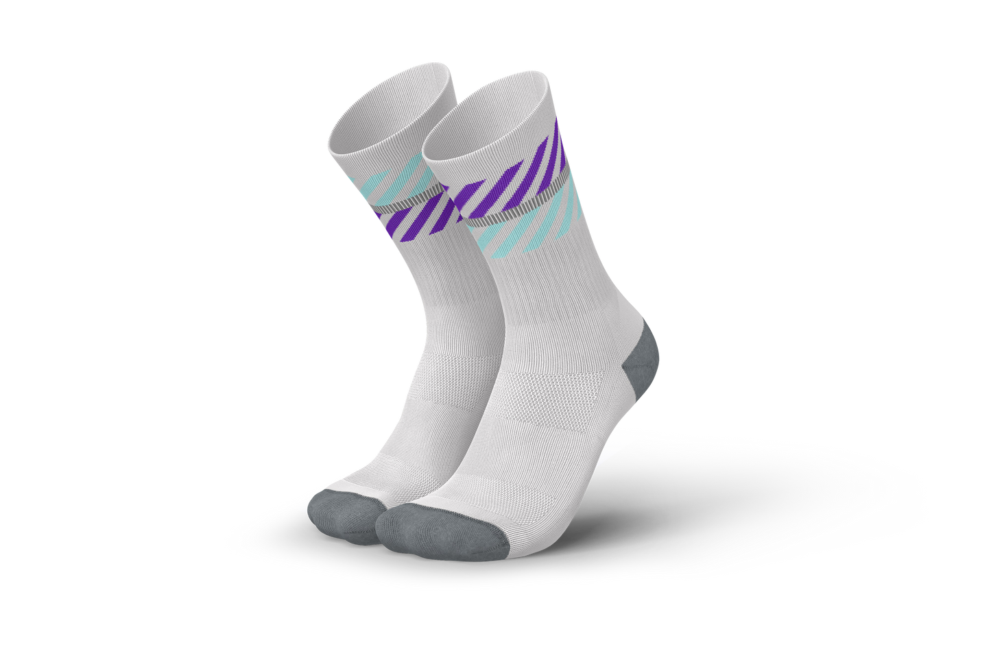 INCYLENCE MERINO LIGHT 羊毛機能襪 LANES LIGHT GREY PURPLE