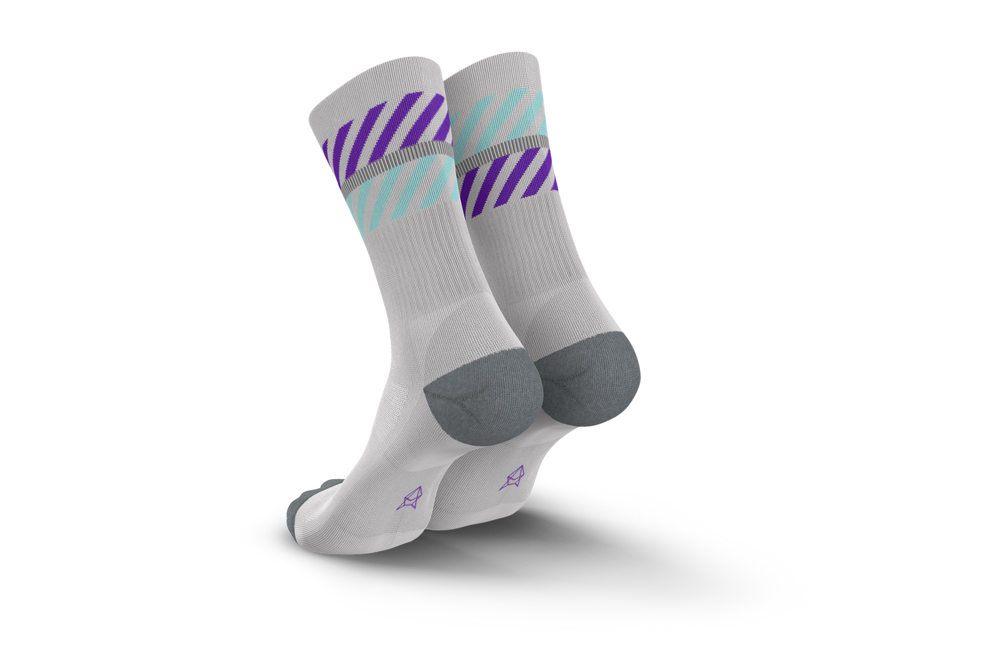 INCYLENCE MERINO LIGHT 羊毛機能襪 LANES LIGHT GREY PURPLE