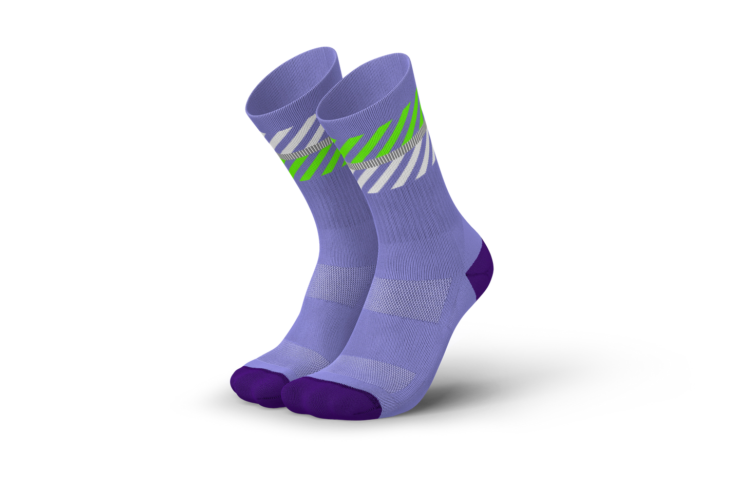 INCYLENCE MERINO LIGHT 羊毛機能襪 LANES PURPLE GREEN
