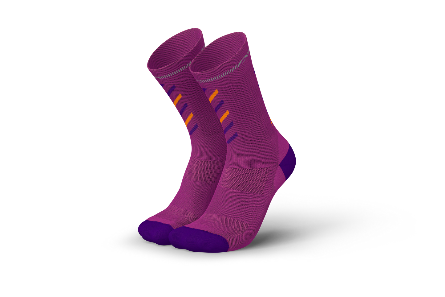 INCYLENCE MERINO RISE 羊毛機能襪 MAGENTA ORANGE