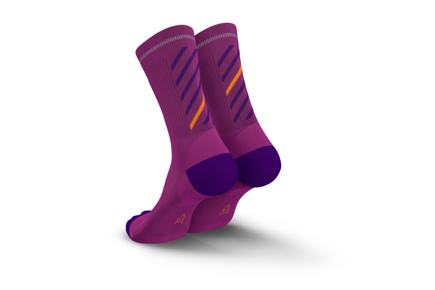 INCYLENCE MERINO RISE 羊毛機能襪 MAGENTA ORANGE