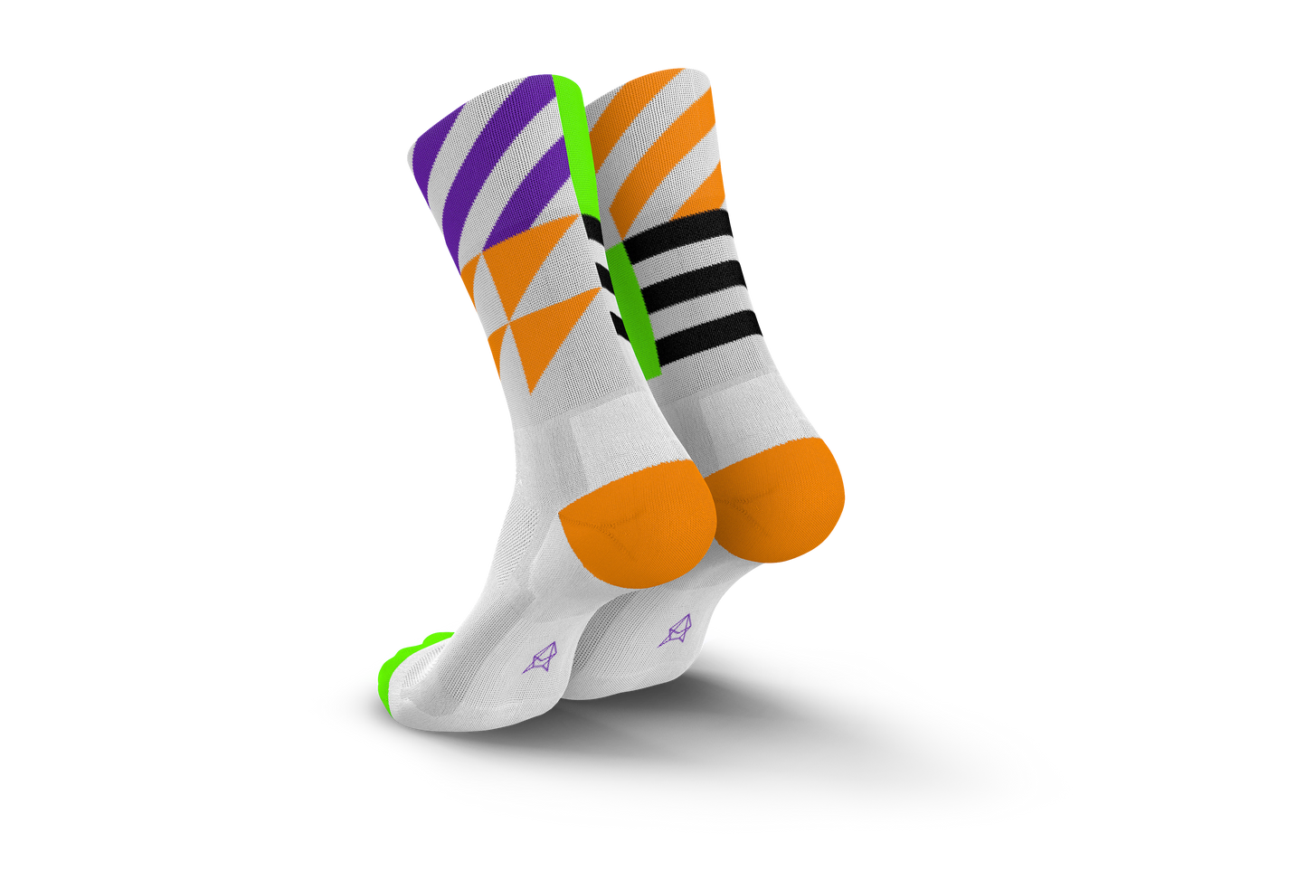 INCYLENCE 三鐵運動機能襪 Elements Orange Green