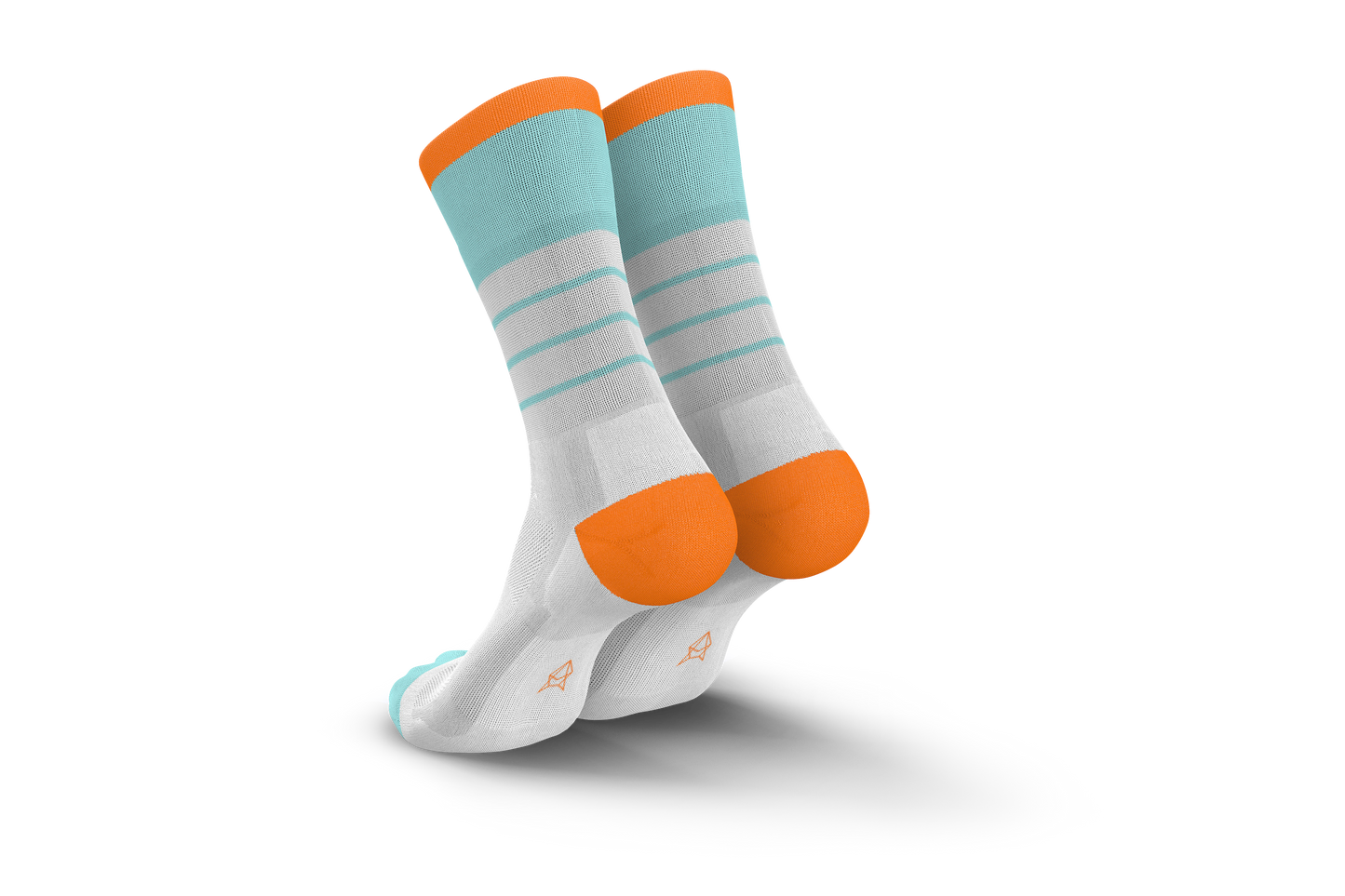 INCYLENCE 三鐵運動機能襪 Stripes V2 Mint Orange