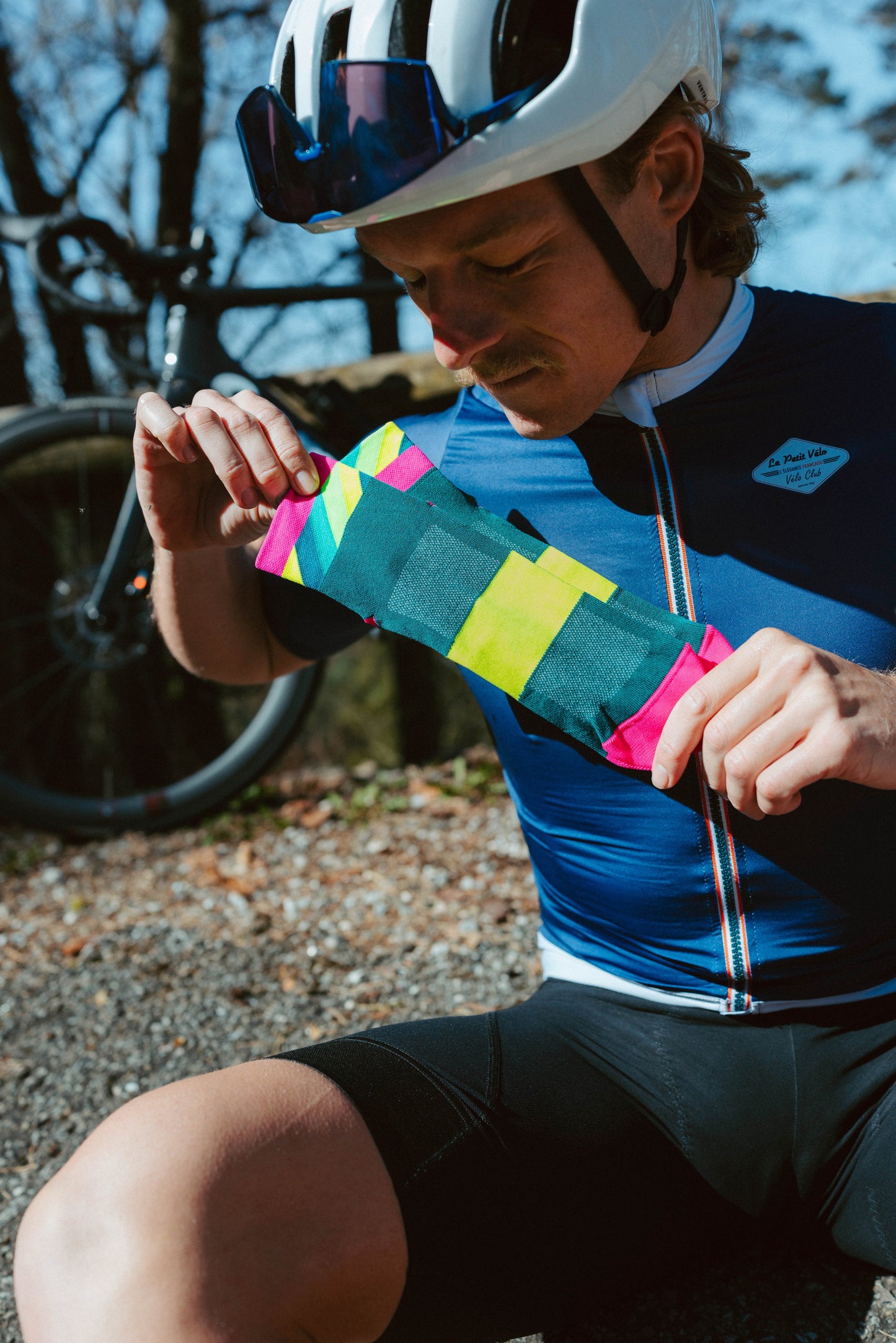 INCYLENCE 三鐵運動機能短襪 Strides Short Petrol Pink
