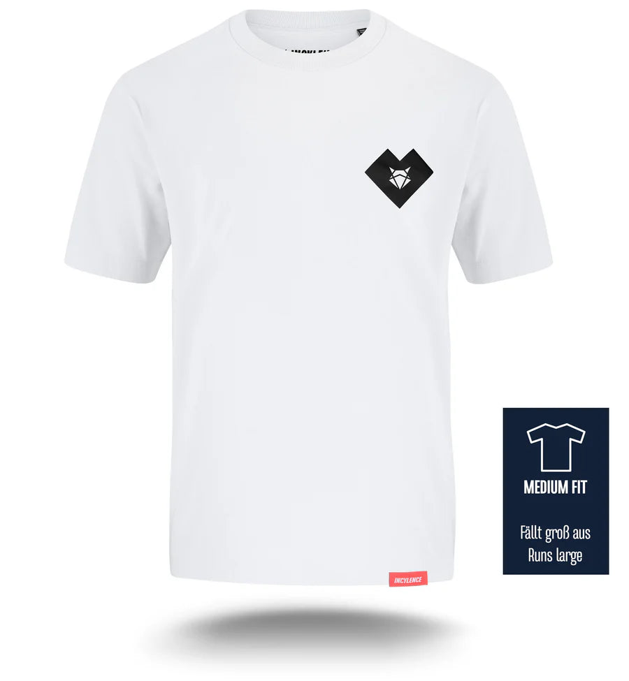 INCYLENCE T-SHIRT ONE MEN WHITE (男款)