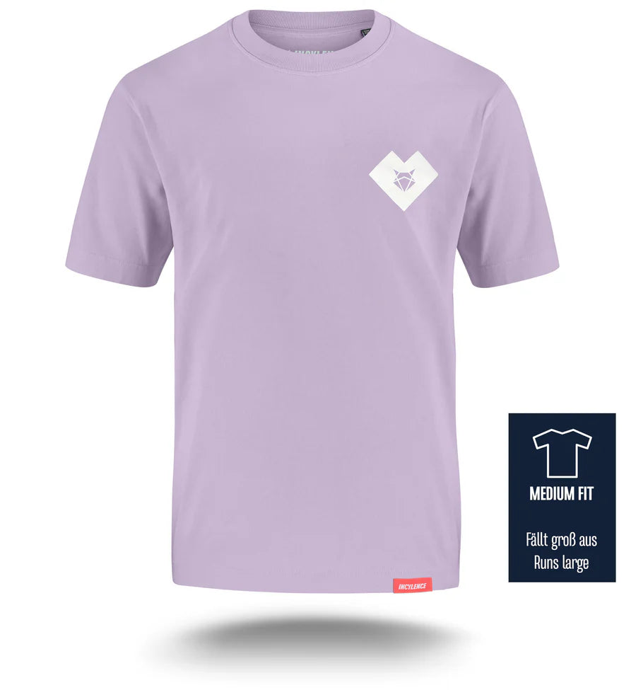 INCYLENCE T-SHIRT ONE MEN LIGHT PURPLE (男款)