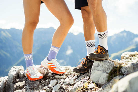 INCYLENCE MERINO LIGHT 羊毛機能襪 LANES LIGHT GREY BLACK