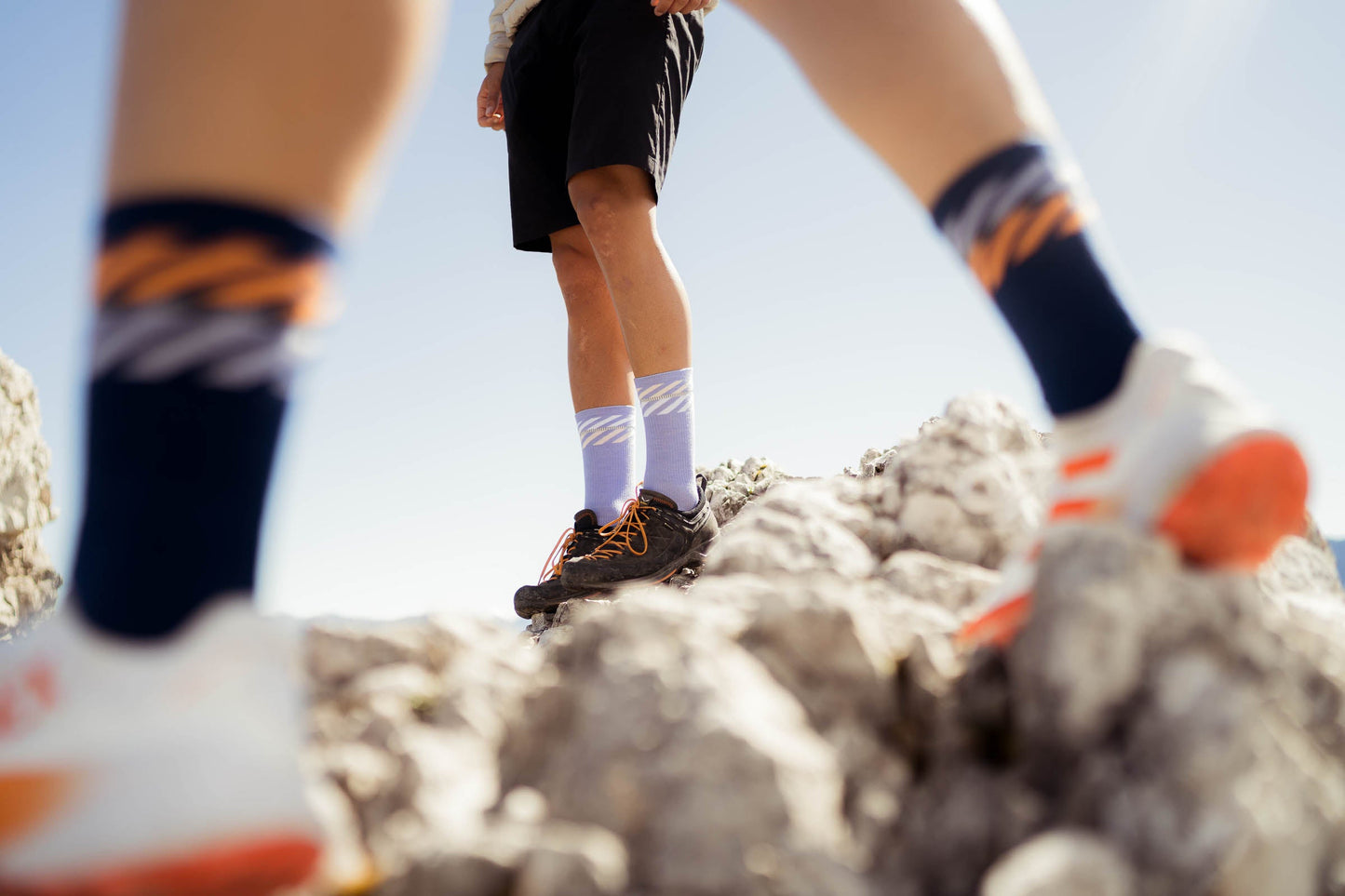 INCYLENCE MERINO LIGHT 羊毛機能襪 LANES PURPLE LIGHT PINK