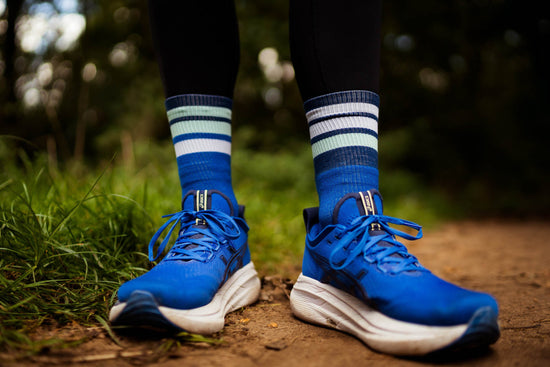 INCYLENCE MERINO STRIVE 羊毛運動機能襪 BLUE CYAN