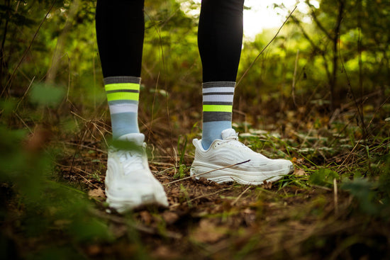 INCYLENCE MERINO STRIVE 羊毛運動機能襪 LIGHT BLUE CANARY