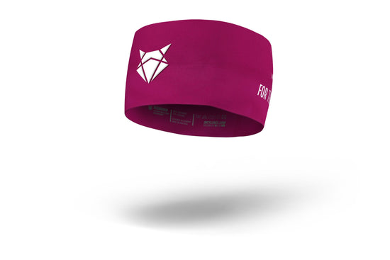 INCYLENCE 寬版頭帶 V1 MAGENTA WHITE