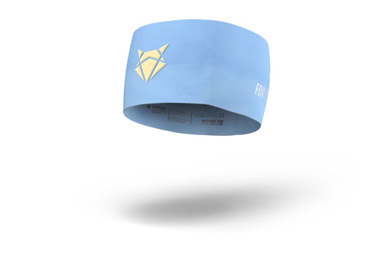 INCYLENCE 寬版頭帶 V1 SKY BLUE YELLOW