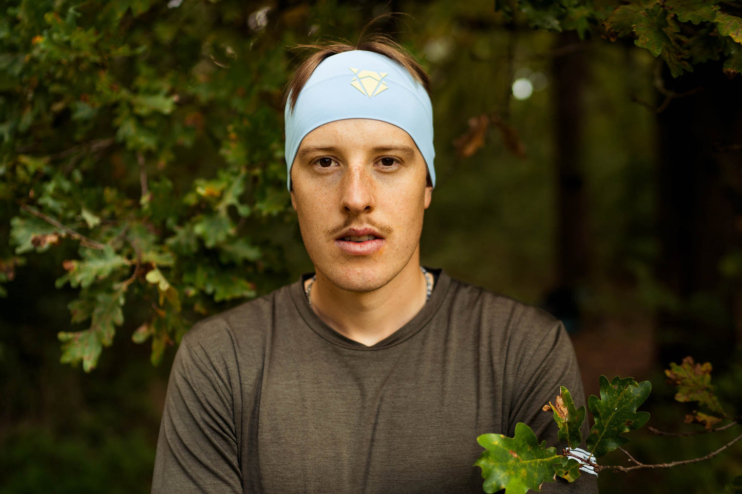 INCYLENCE 寬版頭帶 V1 SKY BLUE YELLOW