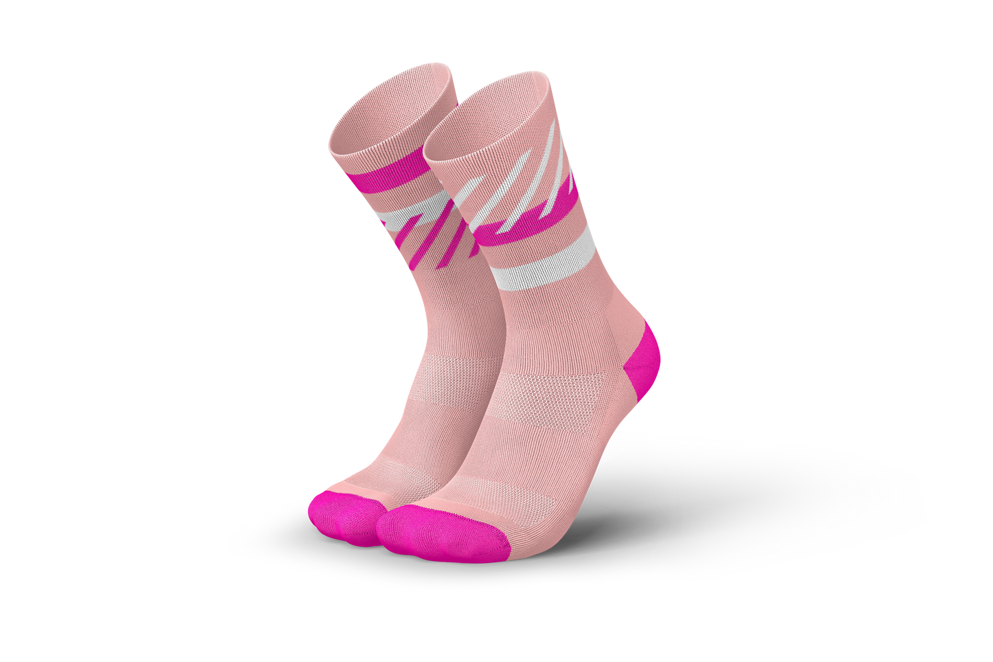 將圖像加載到圖庫查看器中， INCYLENCE 跑步運動機能襪 Disrupts Light Pink
