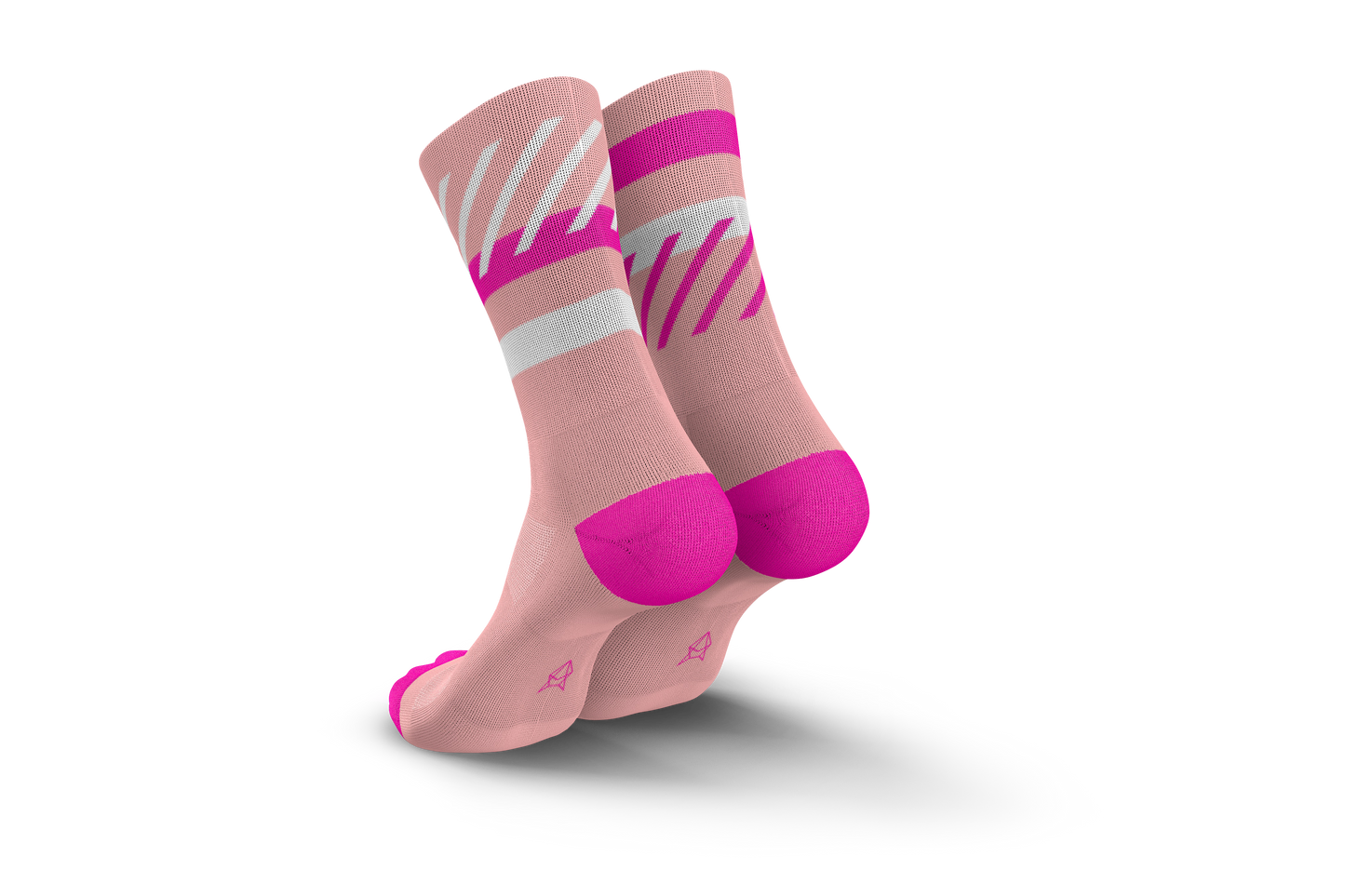 INCYLENCE 跑步運動機能襪 Disrupts Light Pink