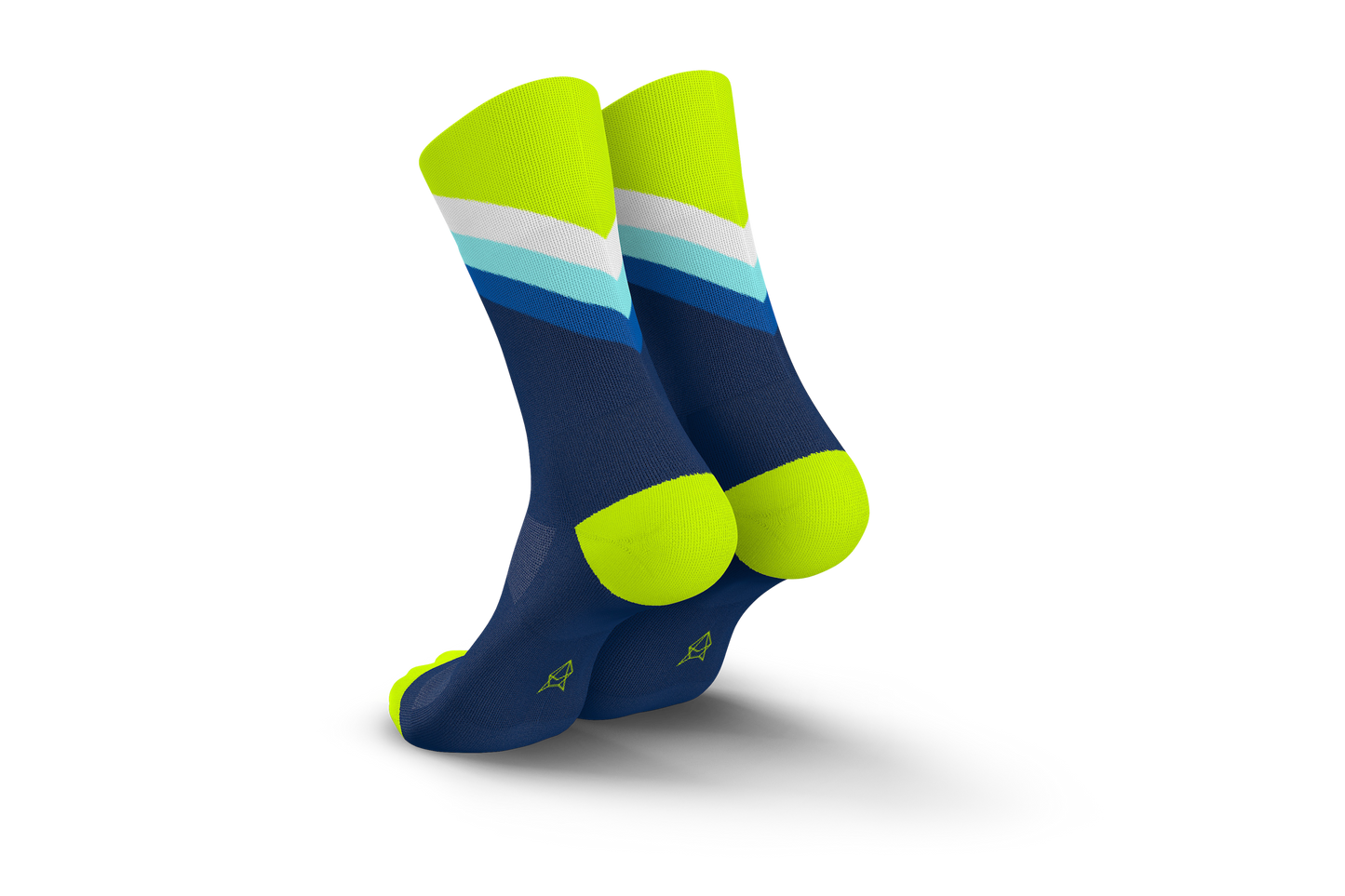 INCYLENCE 跑步運動機能襪 GRADES NAVY CANARY