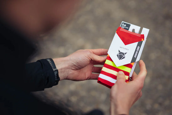 INCYLENCE 跑步運動機能襪 LEVELS SUNSET