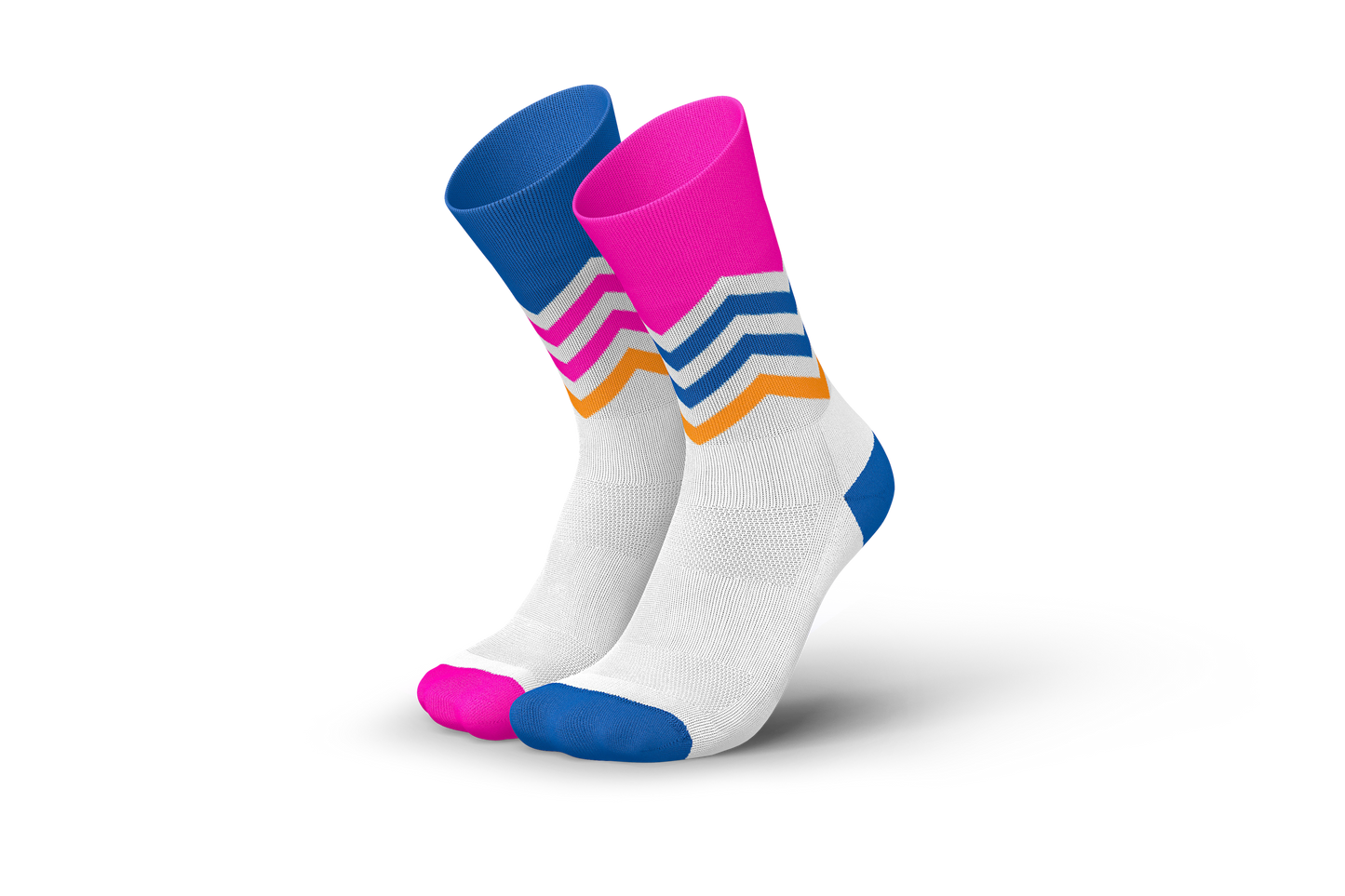 INCYLENCE 跑步運動機能襪 VOLTS BLUE PINK