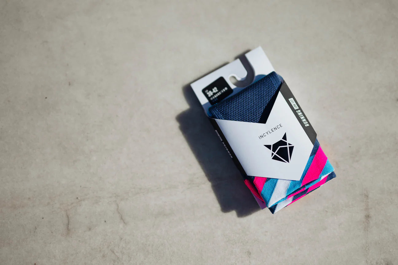 INCYLENCE 跑步運動機能短襪 LOOPS SHORT ZUCCHERO PINK