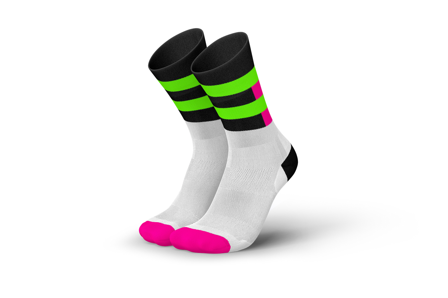 INCYLENCE 三鐵運動機能襪 SPIRALS BLACK GREEN