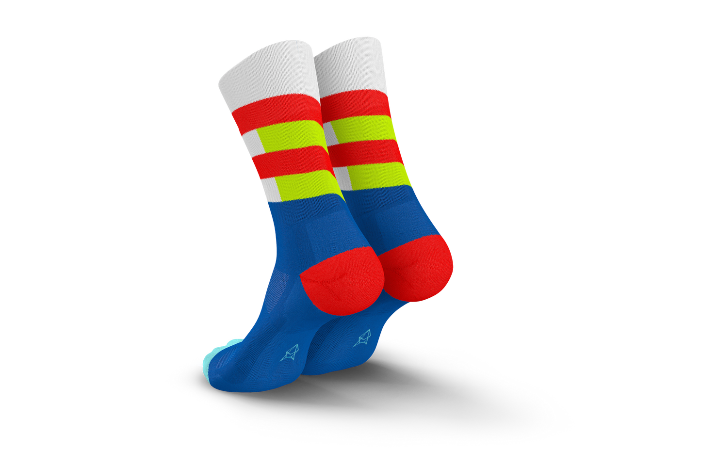 INCYLENCE 三鐵運動機能襪 SPIRALS BLUE INFERNO