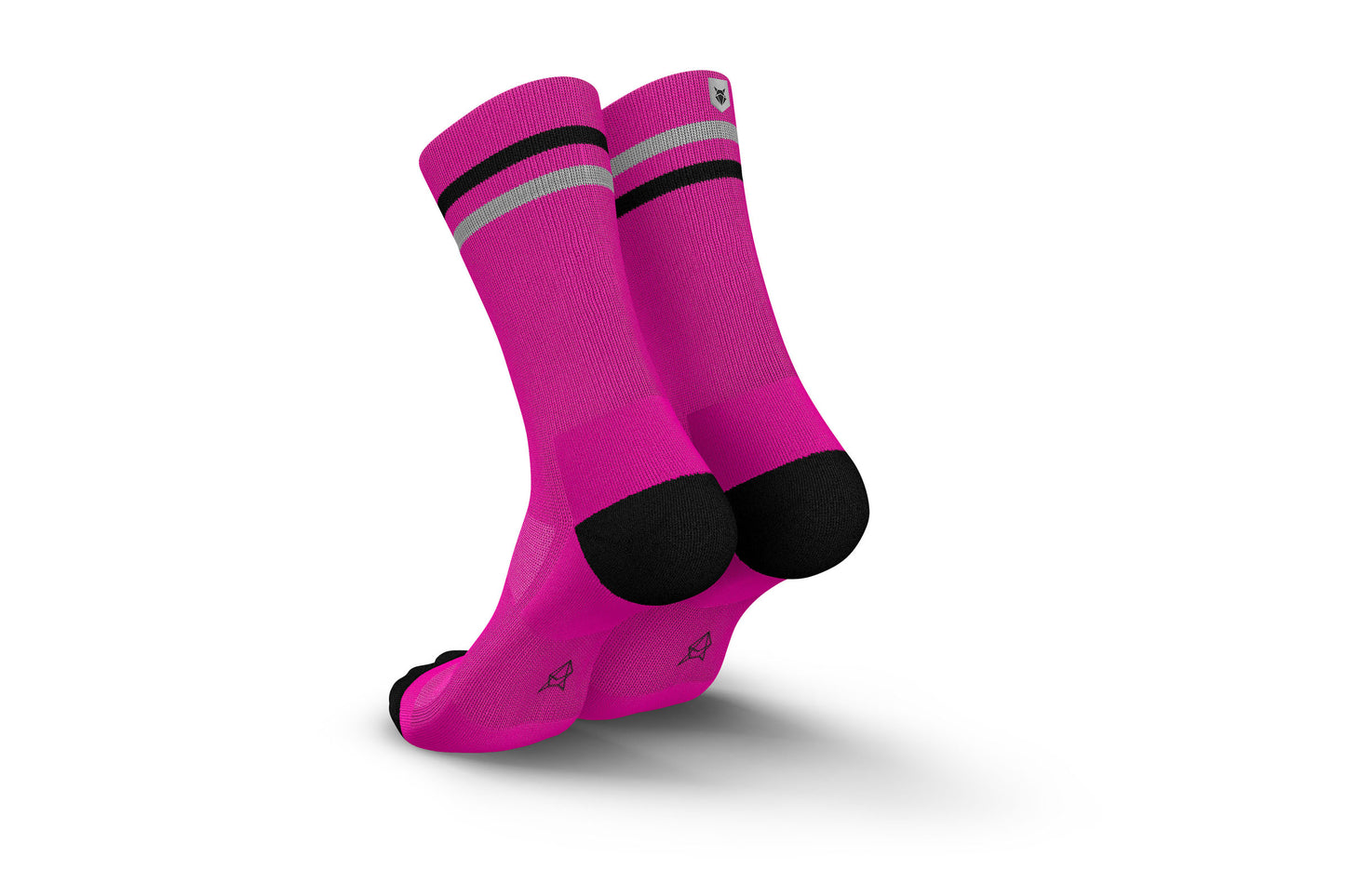 將圖像加載到圖庫查看器中， INCYLENCE HIGH-VIZ V1 螢光跑步機能襪 Pink
