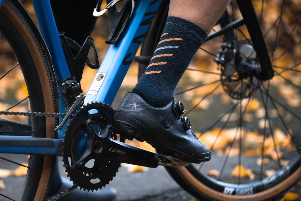 INCYLENCE MERINO RISE 羊毛機能襪 OTTANIO ORANGE
